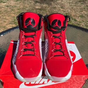 Nike Red and Black Athletic Shoes